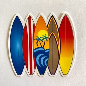 3/$5 of DIFFERENT stickers with this 1 OR make your own bundle TRAVEL surf ocean